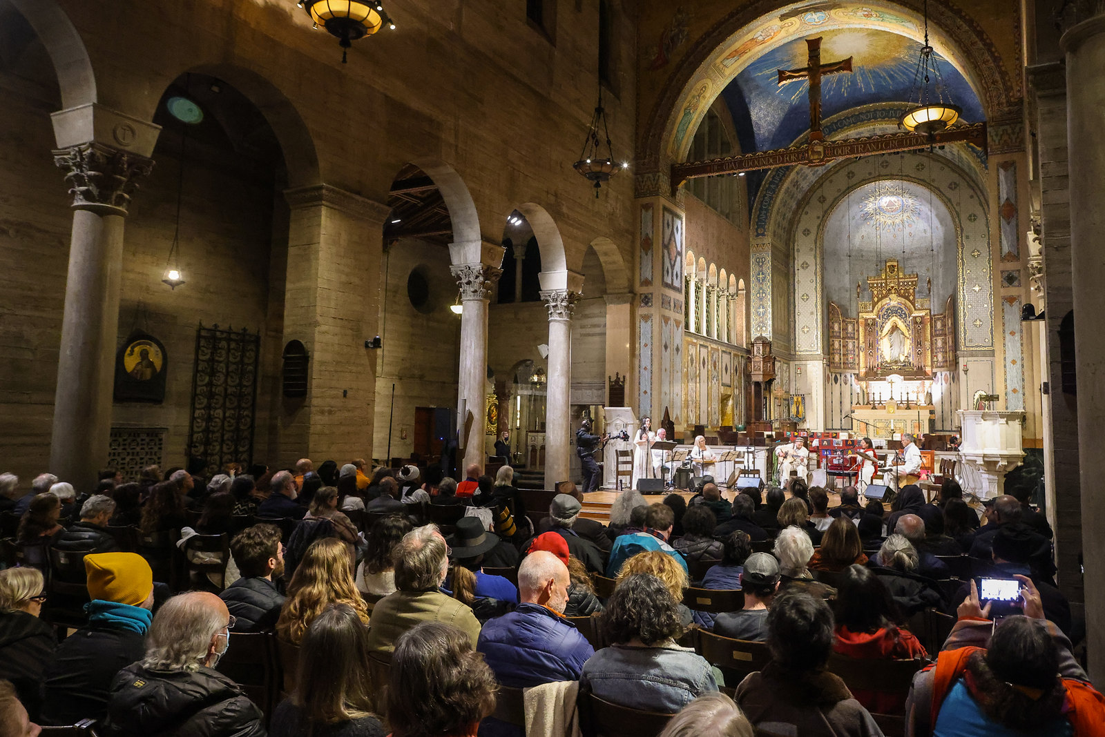 Church filled with people