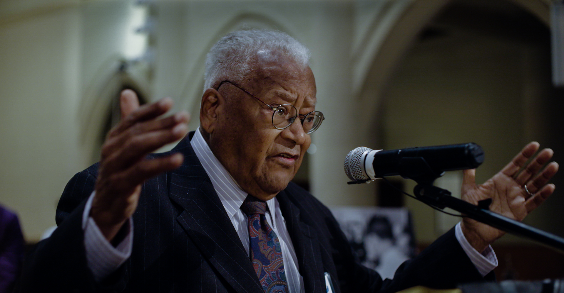 Rev Lawson preaching Memphis MLK50 1
